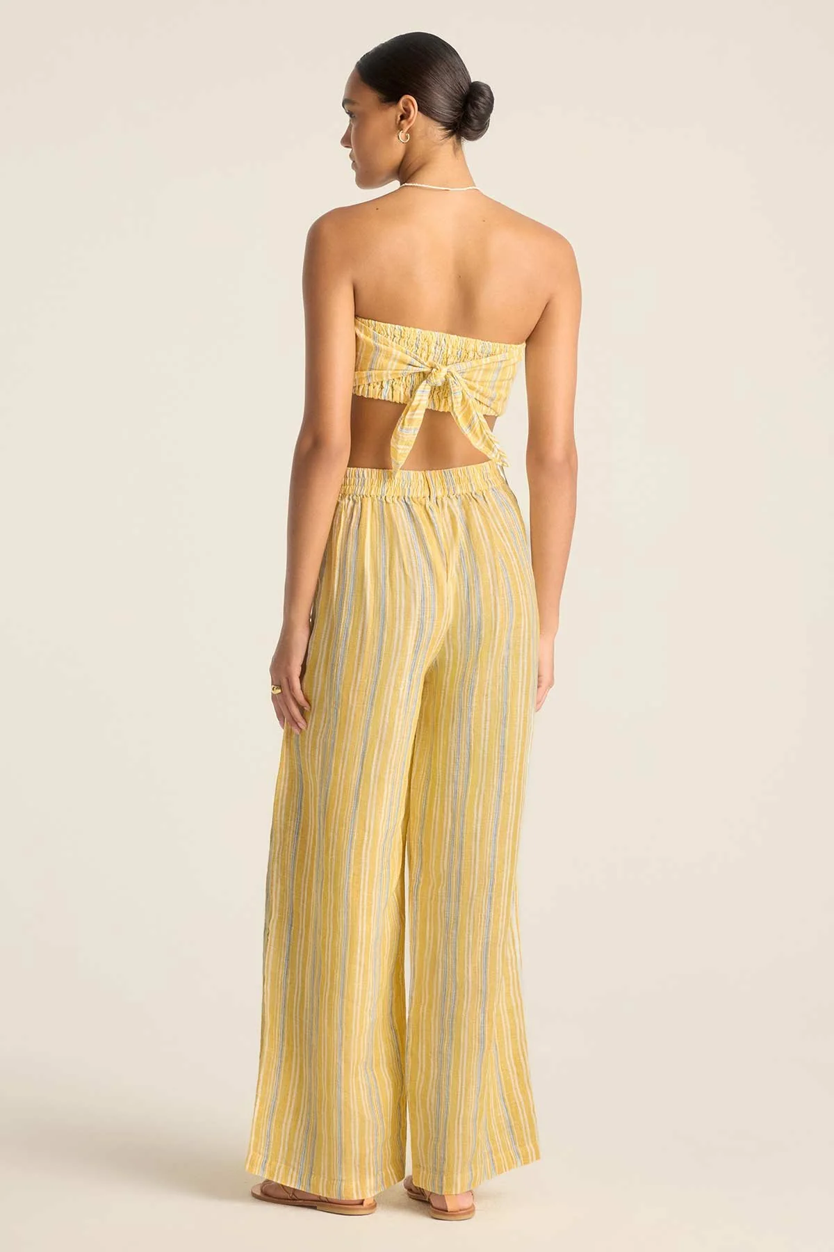 The Getaway Pant - Sunny Skies EcoLinen - Image 3
