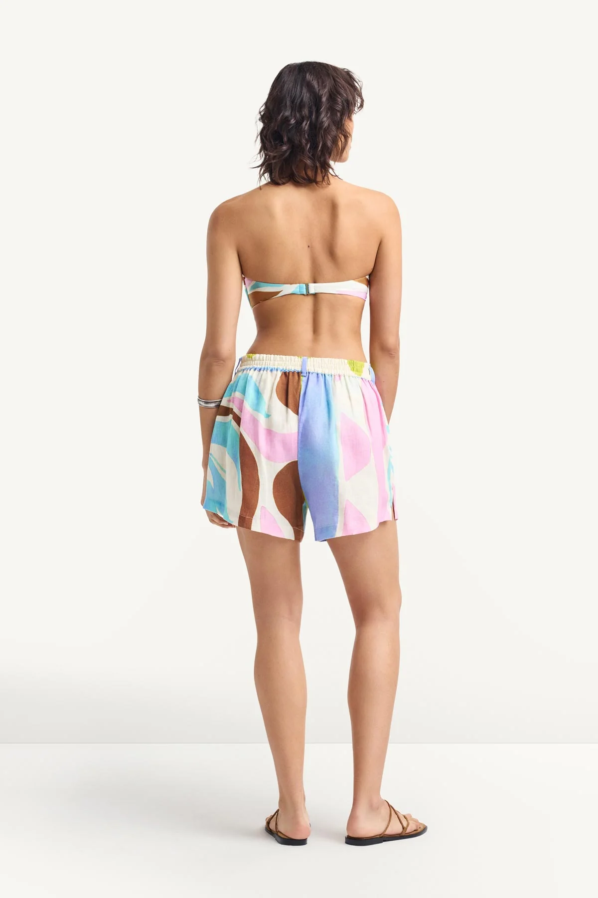 The Getaway Short - Coast Colorblock Ecolinen - Image 6