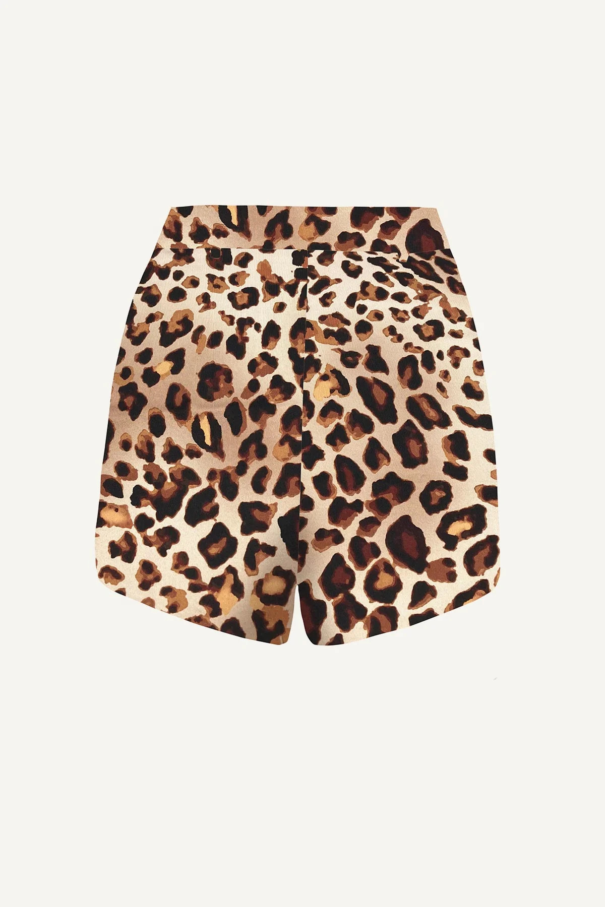 The Getaway Short - Lux Leopard EcoLinen - Image 4