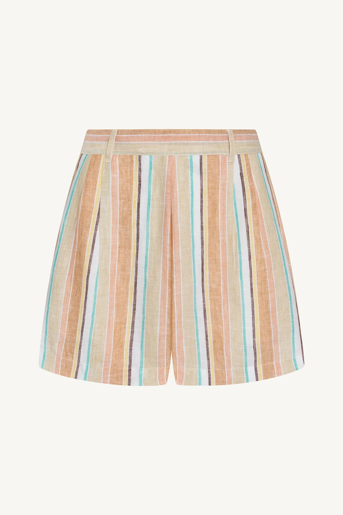 The Getaway Short - Sand Dunes Stripe EcoLinen - Image 5