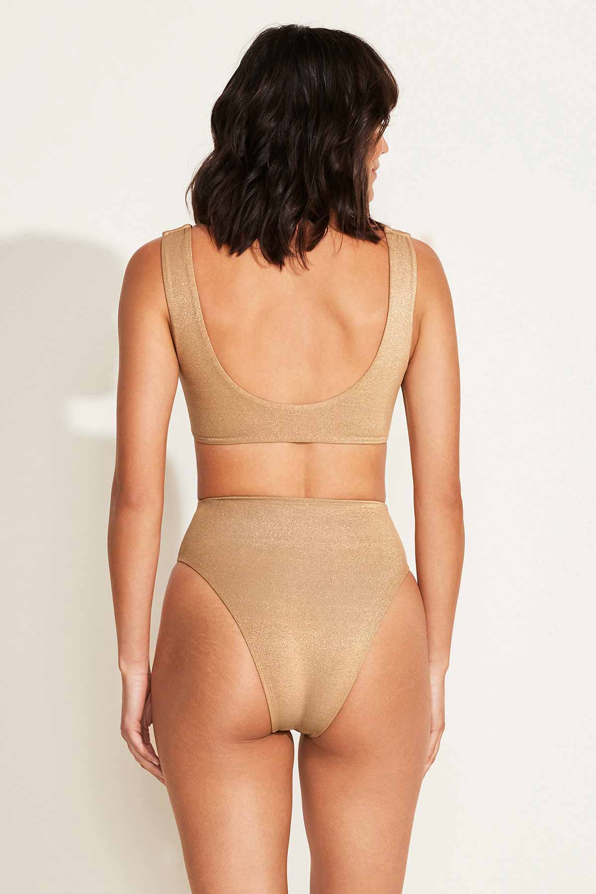 The Icon One Piece - Golden Glow Metallic - Image 4