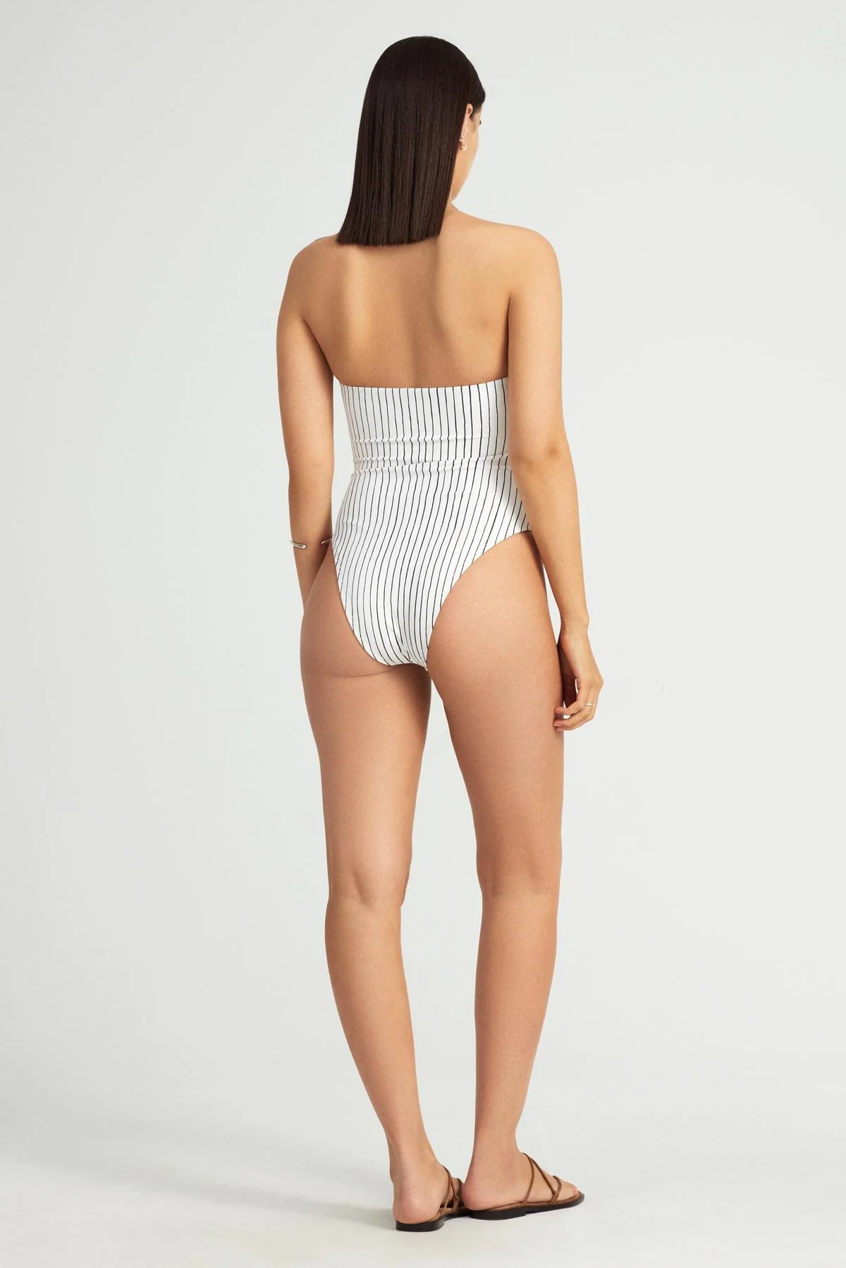 Upcycled Bandeau One Piece - Bolero Stripe - Image 3