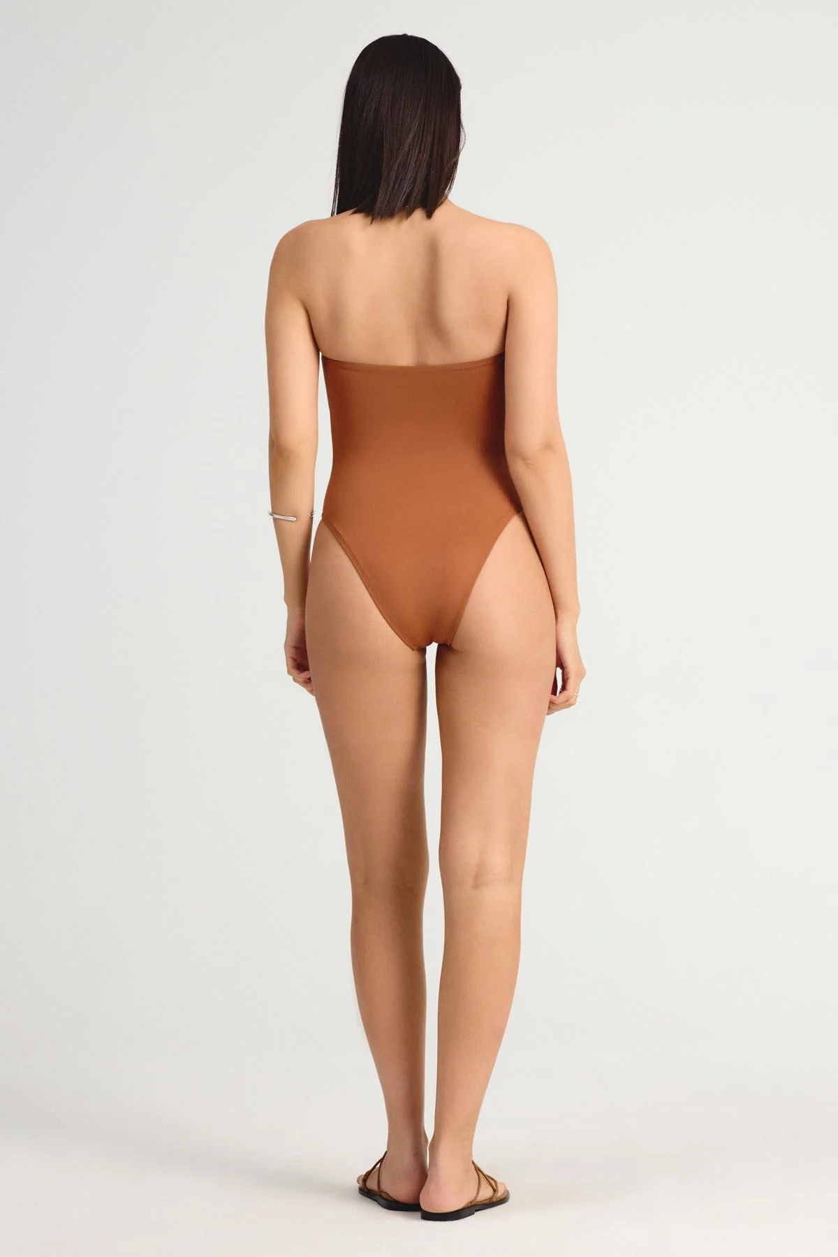 Upcycled Bandeau One Piece - Bourbon EcoLux - Image 4
