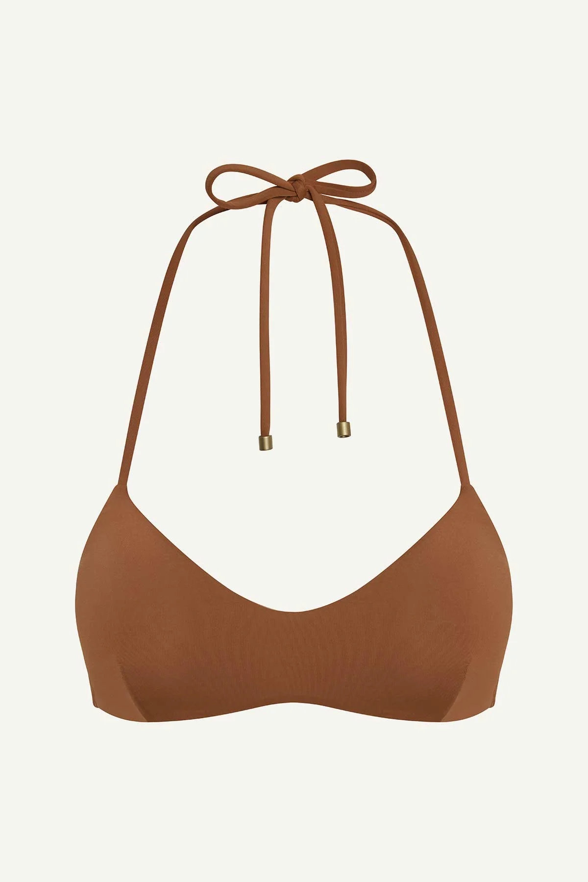 Upcycled Scoop Bralette Top - Bourbon EcoLux - Image 4