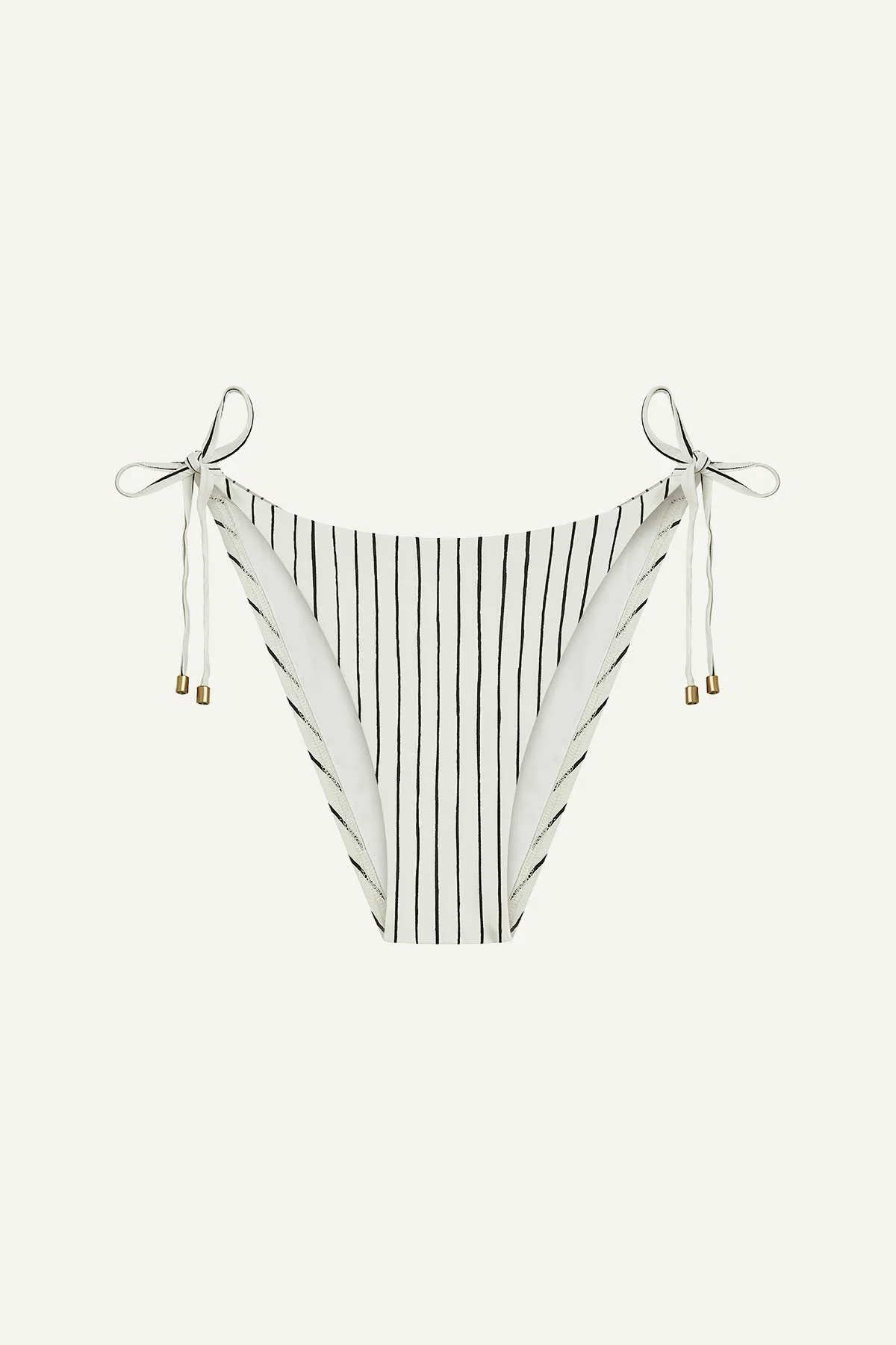 Upcycled Tie Side Cheeky Bottom - Bolero Stripe - Image 6