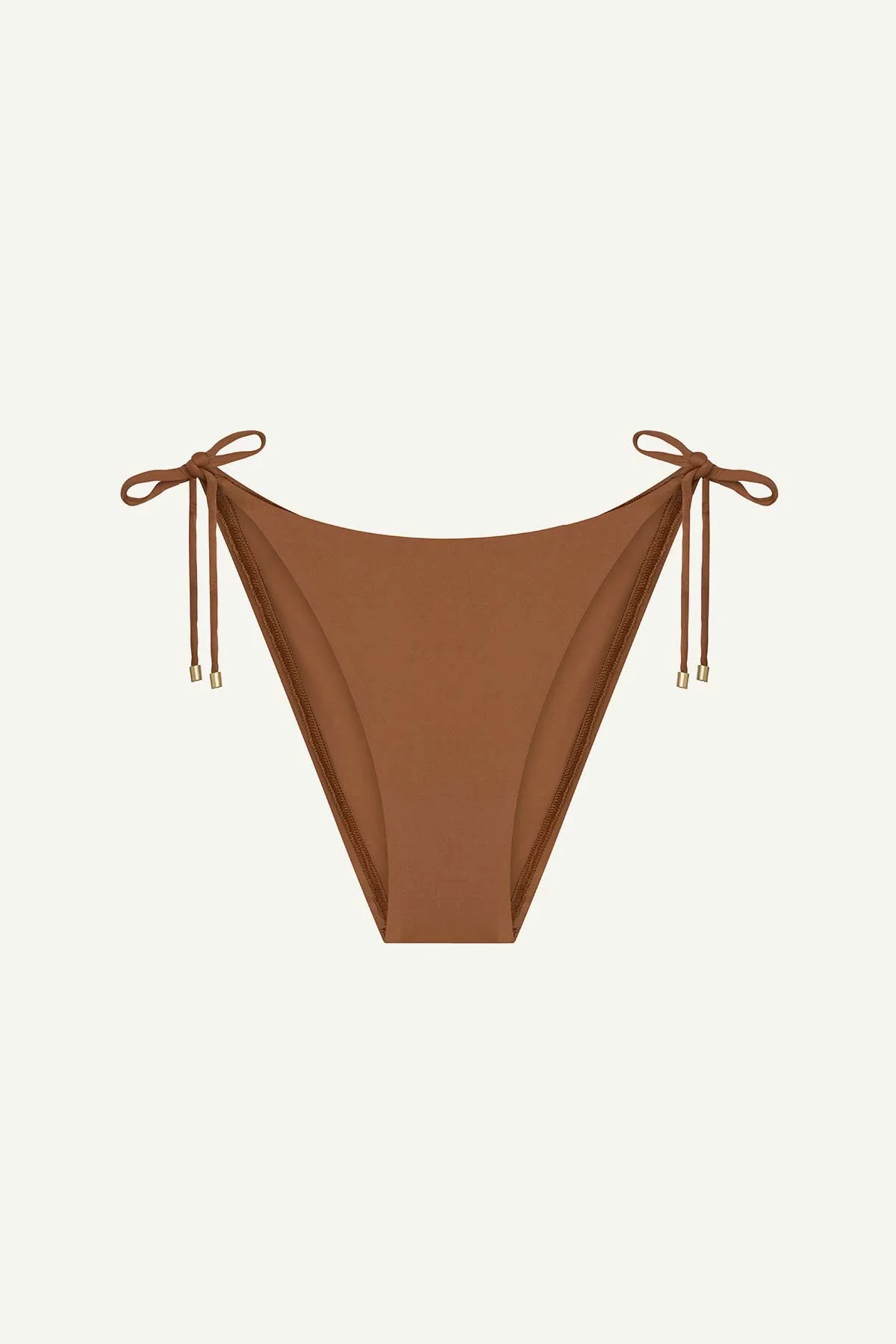Upcycled Tie Side Cheeky Bottom - Bourbon EcoLux - Image 4