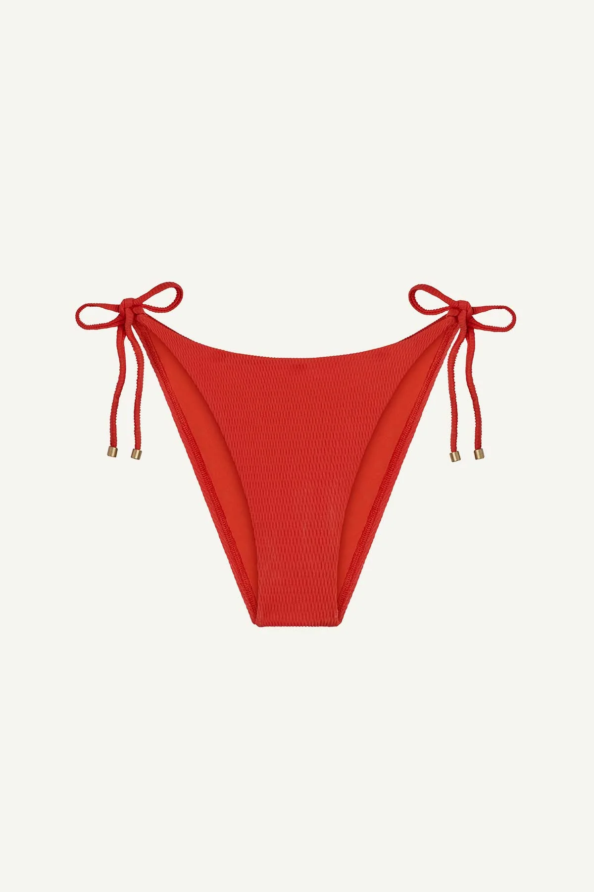 Upcycled Tie Side Cheeky Bottom - Ruby EcoTex - Image 6