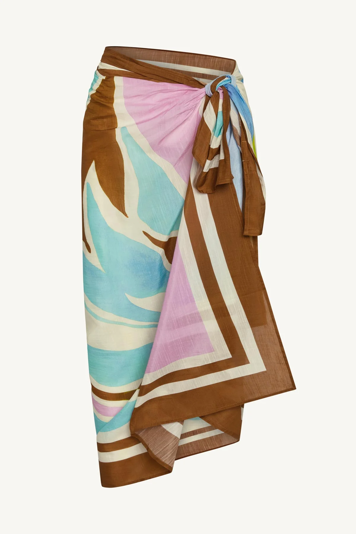 Samara Sarong - Coast Colorblock Cotton Cupro - Image 4